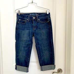 American Eagle, womens Boy Fit, size 2, regular, crop